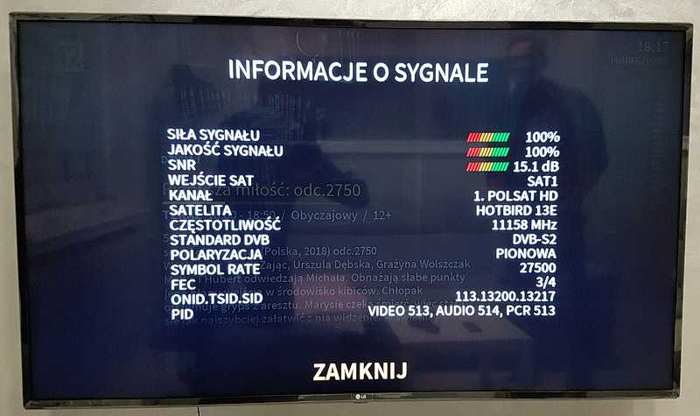 polsat sygnał na TV